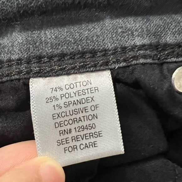 Elle Black Straight Skinny Jeans - Picture 6 of 6